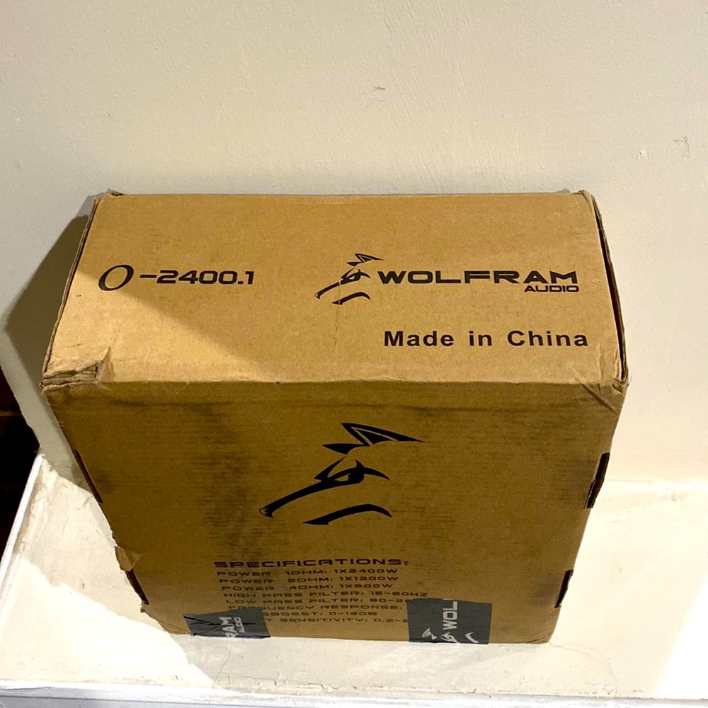 Wolfram subwoofer amp
